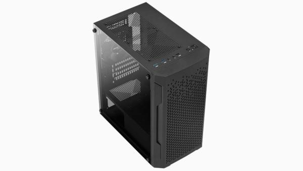 AEROCOOL skříň MC G Trinity,  Micro tower,  1x USB 3.0,  1x USB 2.0,  2x audio,  bez zdroje3