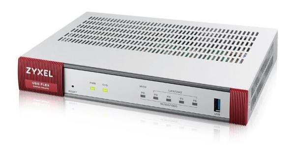 Zyxel USG FLEX 50 Series,  10/ 100/ 1000,  1*WAN,  4*LAN/ DMZ ports,  WiFi 6 AX1800,  1*USB (device only)