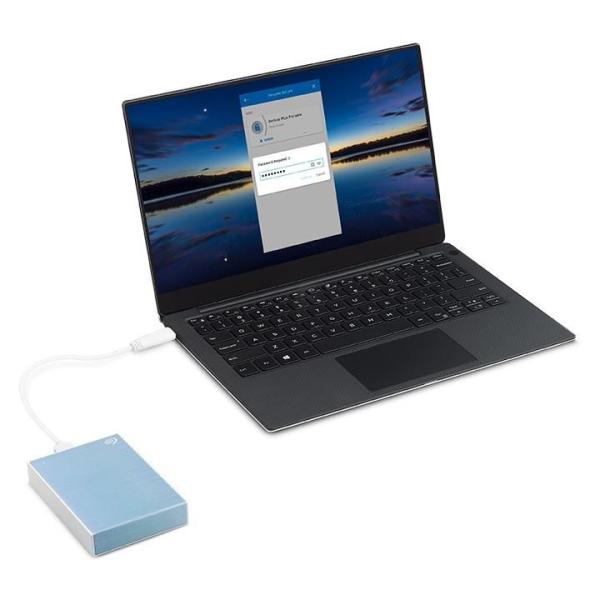 SEAGATE Externí HDD 2TB One Touch PW,  USB 3.0,  Modrá7
