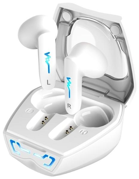 GENIUS bezdrátový headset TWS HS-M920BT/  bílý/  LED/  Bluetooth 5.0/  USB-C nabíjení