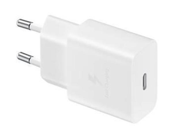 Samsung cestovní nabíječka EP-T1510EWE,  PD,  15W,  USB-C,  bílá (bulk)