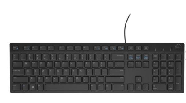 Dell Multimedia Keyboard-KB216 - Czech/Slovak (QWERTZ) - Black