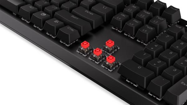 Endorfy herní klávesnice Thock Wireless Red/  bezdrátová /  USB /  red switch /  mechanická /  US layout /  černá RGB6