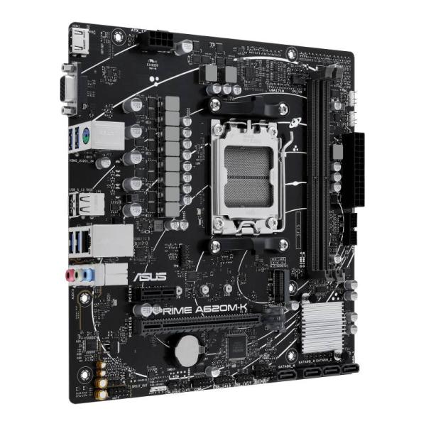 ASUS MB Sc AM5 PRIME A620M-K,  AMD A620,  2xDDR5,  1xHDMI,  1xVGA,  mATX3