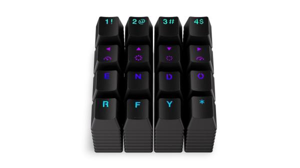 Endorfy klávesy PBT Double shot,  černá2