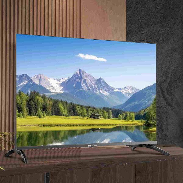CHiQ U43QM8E TV 43",  QLED,  Google TV,  Frameless,  Dolby Audio,  dbx-tv,  nový design podstavce2