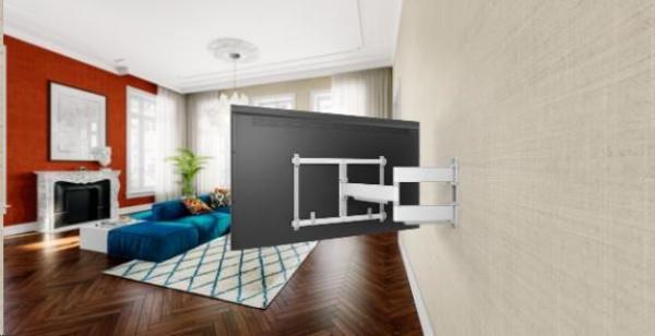 Vogel&quot;s TVM 5645 TV rameno 3 klouby L bílé1