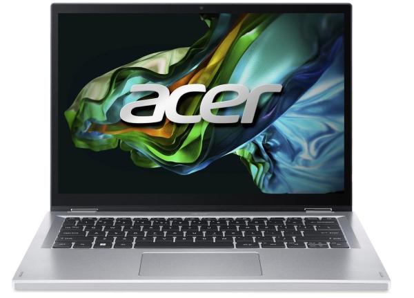 ACER NTB Aspire 3 Spin 14 (A3SP14-31PT-C5Y3), intel N100, 14" 1920x1200 Touch, 4GB, 128GB SSD, Intel UHD, W11H, Pure Silver