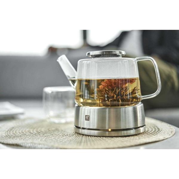 ZWILLING čajová konvice,  nerezové sítko,  nerezový stojan na čajovou svíčku,  800 ml - Sorrento0