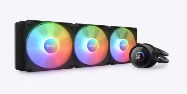 NZXT vodní chladič Kraken 360 RGB /  3x120mm fan /  4-pin PWM /  LCD disp. /  6 let