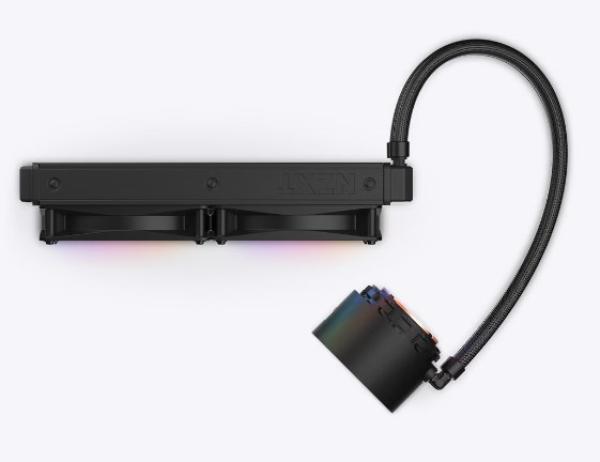 NZXT vodní chladič Kraken 280 ELITE RGB /  2x140mm RGB fan /  LCD disp. /  6 let /  LGA1851 /  AM53