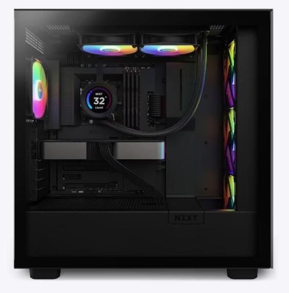NZXT vodní chladič Kraken 280 ELITE RGB /  2x140mm RGB fan /  LCD disp. /  6 let /  LGA1851 /  AM51
