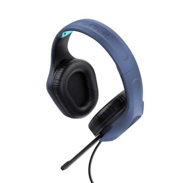 TRUST Herní sluchátka GXT 415B ZIROX modrá3