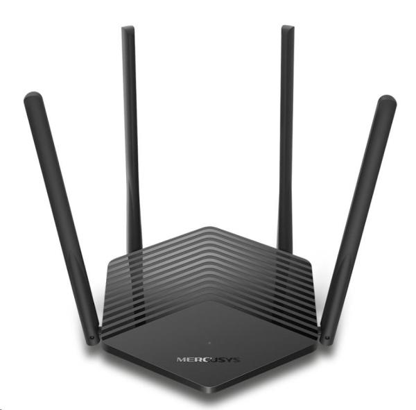 MERCUSYS MR60X WiFi6 router (AX1500, 2, 4GHz/ 5GHz, 2xGbELAN, 1xGbEWAN)