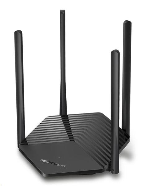 MERCUSYS MR60X WiFi6 router (AX1500, 2, 4GHz/ 5GHz, 2xGbELAN, 1xGbEWAN)2
