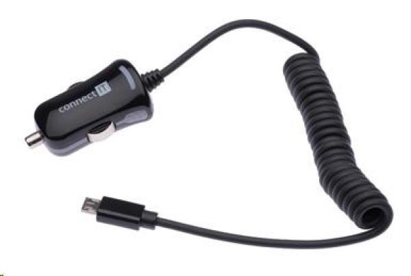 CONNECT IT USB nabíječka do auta s microUSB kabelem (5V/ 2, 1A)