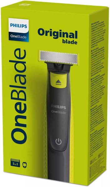Philips OneBlade na tvář QP2721/ 20 zastřihovač vousů,  nastavitelný hřeben 5v1,  mokré a suché holení3