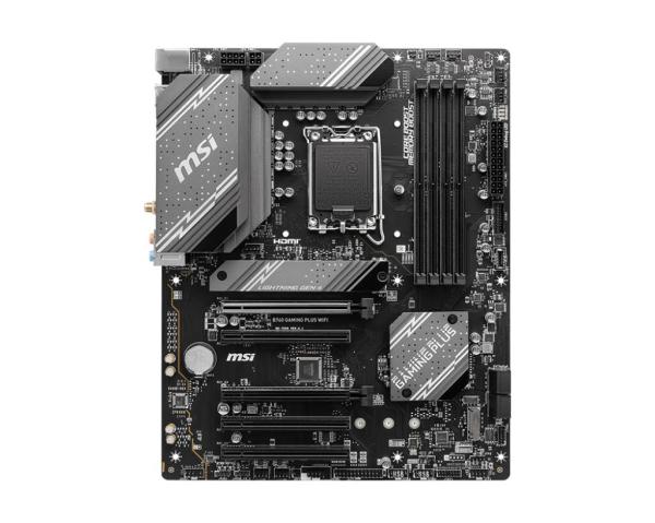 MSI MB Sc LGA1700 B760 GAMING PLUS WIFI,  Intel B760,  4xDDR5,  1xDP,  1xHDMI,  ATX1