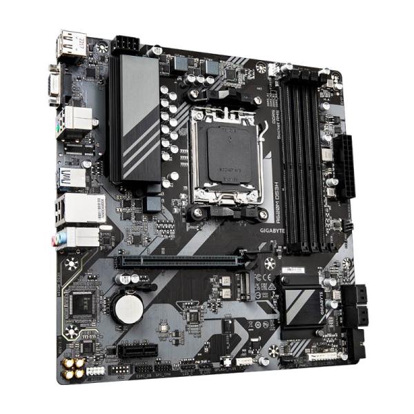 GIGABYTE MB Sc AM5 A620M DS3H,  AMD A620,  4xDDR5,  1xDP,  1xHDMI,  1xD-Sub2
