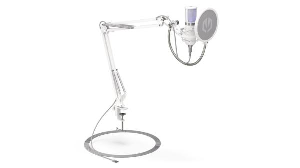 ENDORFY Mikrofon Solum Streaming Onyx White,  USB,  bílá1