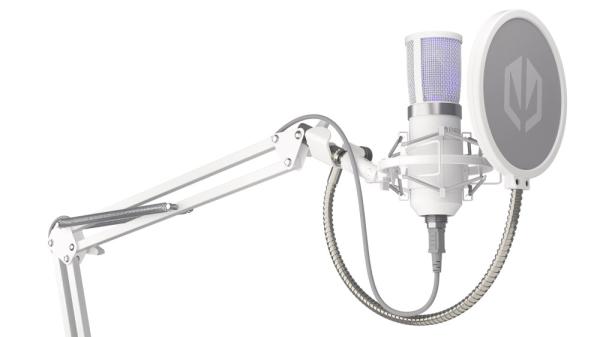 ENDORFY Mikrofon Solum Streaming Onyx White,  USB,  bílá2