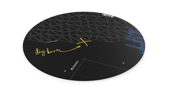 ENDORFY Podložka pod židli FP110C,  1100x1100,  kruhová,  černá