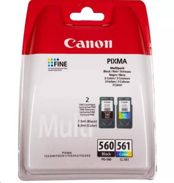 Canon CARTRIDGE PG-560 + CL-561 Multipack pro PIXMA TS535x,  TS535xa,  TS745x,  TS745xi (180 str.)