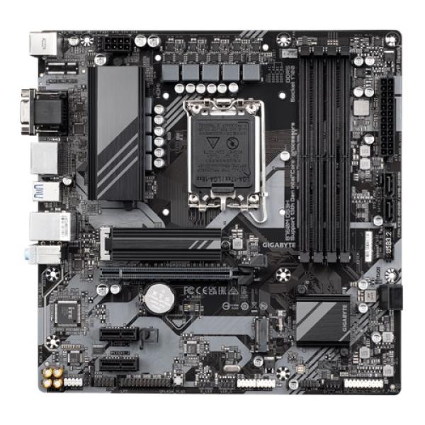 GIGABYTE MB Sc LGA1700 B760M DS3H,  Intel B760,  4xDDR5,  2xDP,  1xHDMI,  1xVGA,  mATX1