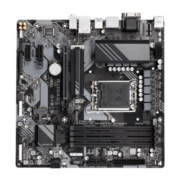 GIGABYTE MB Sc LGA1700 B760M DS3H,  Intel B760,  4xDDR5,  2xDP,  1xHDMI,  1xVGA,  mATX4