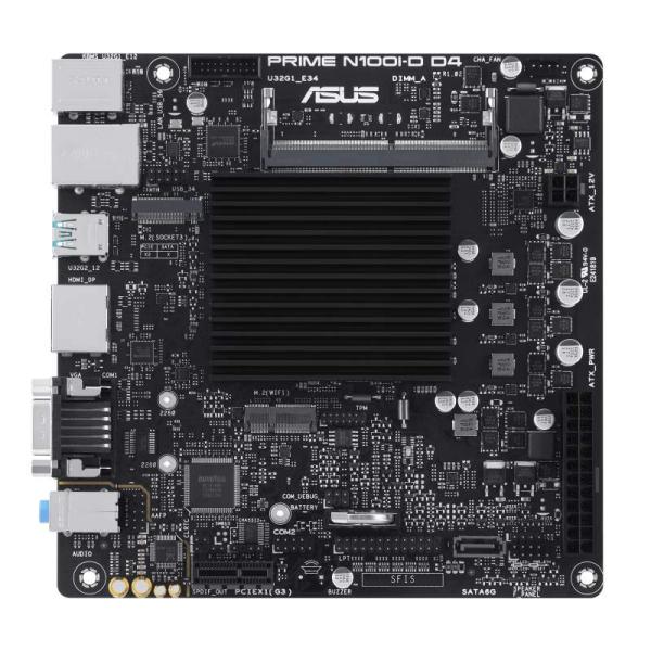 ASUS MB PRIME N100I-D D4-CSM,  Intel® Processor N100,  1xDDR4,  1xHDMI,  1xDP,  1xVGA,  Mini-ITX