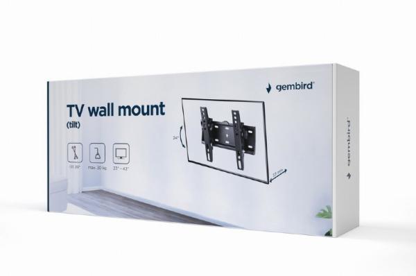 GEMBIRD Držák TV WM-42T-02,  23"-42" (30kg),  náklopný2