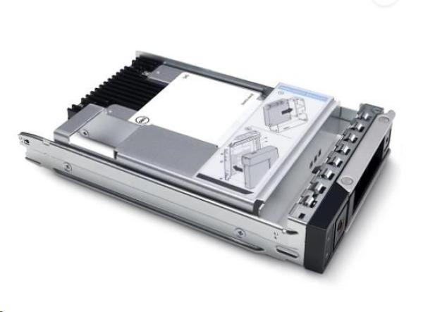 DELL 1.6TB SSD up to SAS 24Gbps ISE MU 512e 2.5in with 3.5in HYB CARR 3WPD CK