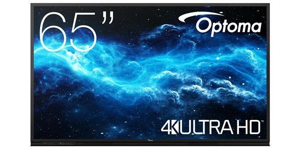 Optoma 3652RK IFPD 65" - interaktivní dotykový,  4K UHD,  multidotyk 40prstu,  Android 11,  4GB RAM/ 32GM ROM