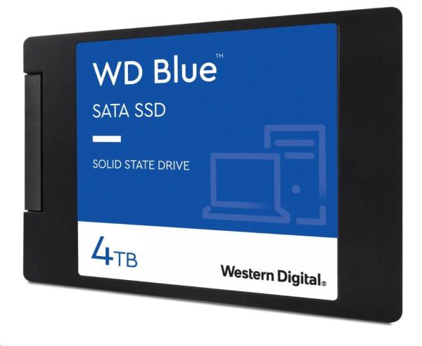 WD BLUE SSD 3D NAND WDS400T3B0A 4TB SATA/ 600,  (R:560,  W:530MB/ s),  2.5"1