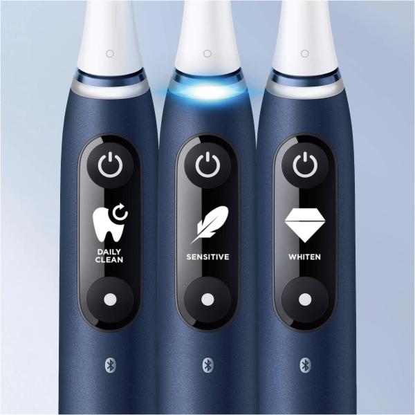 Oral-B iO Series 7 Sapphire elektrický zubní kartáček, 5 režimů, cestovní pouzdro, rychlonabíjecí stanice4