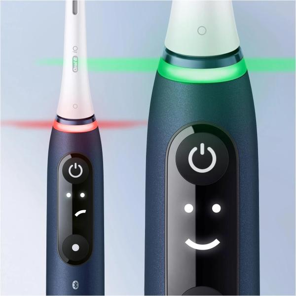 Oral-B iO Series 7 Sapphire elektrický zubní kartáček, 5 režimů, cestovní pouzdro, rychlonabíjecí stanice0