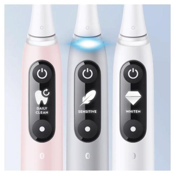 Oral-B iO Series 6 Grey Opal elektrický zubní kartáček,  magnetický,  5 režimů,  tlakový senzor,  AI,  pouzdro4