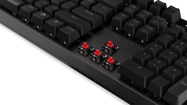 Endorfy herní klávesnice Thock Red /  drátová /  red switch /  mechanická /  US layout /  černá RGB2