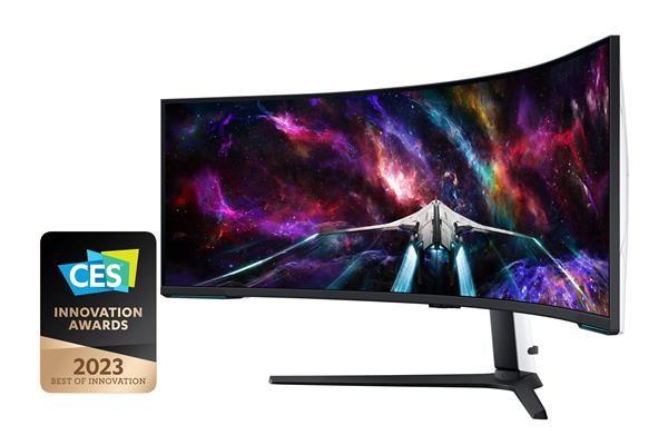 SAMSUNG MT LED LCD Gaming Monitor 57" Odyssey Neo G9,  Quantum Matrix Tech. (mini LED),  Dual UHD - Prohnutý 1000R,  240Hz1