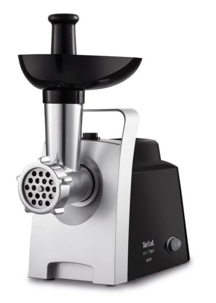 Tefal NE109838 mlýnek na maso, 1 400 W, samoostřicí nůž, 1700 g/min, bezpečnostní spínač, černý / stříbrný1