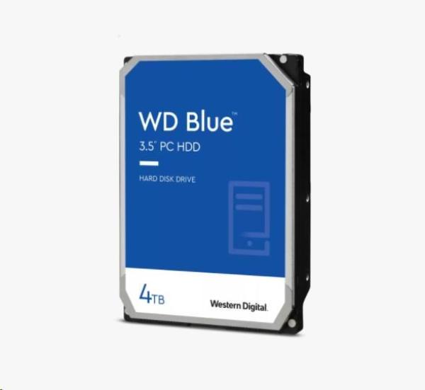 WD BLUE WD40EZAZ 4TB SATA/ 600 256MB cache 5400 otáčok za minútu 180 MB/ s,  SMR