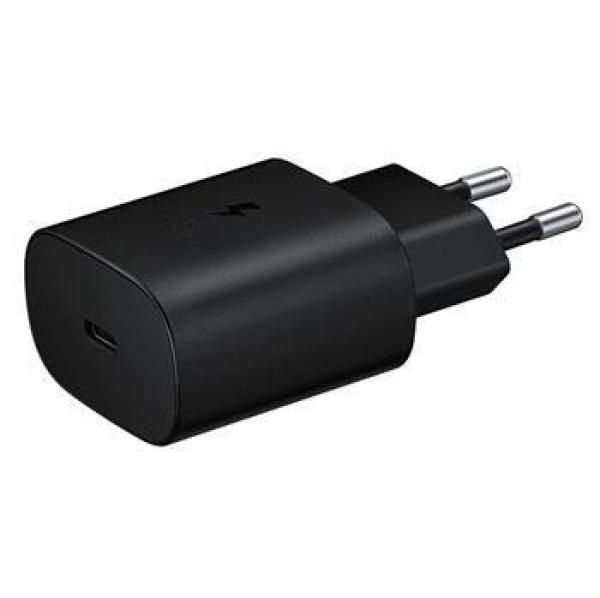 Samsung cestovní nabíječka EP-TA800EBE,  PD,  Fast charging,  USB-C,  25 W,  černá,  (bulk)