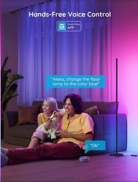 Govee RGBICW Smart Corner Floor Lamp4