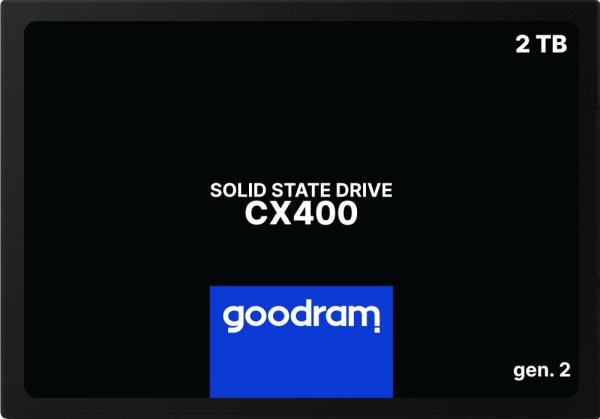 GOODRAM SSD CX400 Gen.2 2TB,  SATA III,  2.5",  (R:550/ W:500MB/ s)0