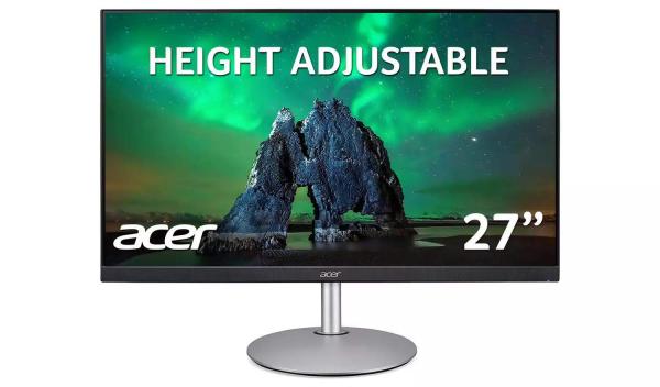 ACER LCD CB272Esmiprx,  69cm (27") IPS LED, 75Hz, 16:9, 178/ 178, 1ms, AMD Free-Sync, FlickerLess, Silver
