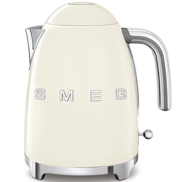 Smeg KLF03CREU rychlovarná konvice,  1, 7 l,  (7 šálků),  2400 W,  styl 50. let,  krémová