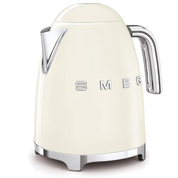 Smeg KLF03CREU rychlovarná konvice,  1, 7 l,  (7 šálků),  2400 W,  styl 50. let,  krémová1