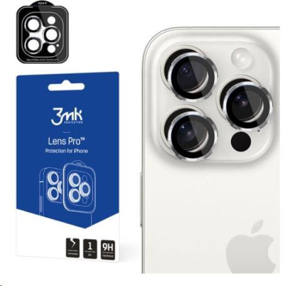 3mk Lens Protection Pro pro Apple iPhone 15,  Silver