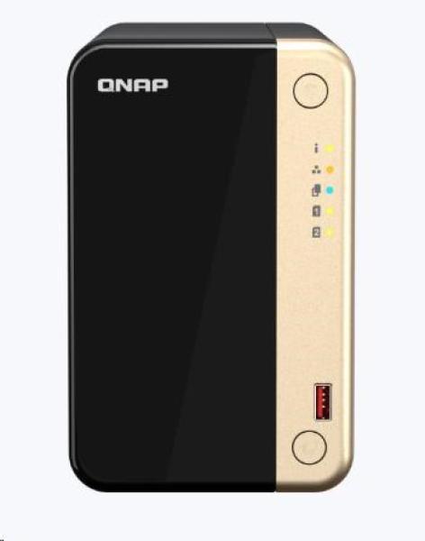QNAP TS-264-8G (4C/ CeleronN5095/ 2, 9GHz/ 8GBRAM/ 2xSATA/ 2xM.2/ 2x2, 5GbE/ 2xUSB2.0/ 2xUSB3.2/ 1xPCIe/ 1xHDMI)