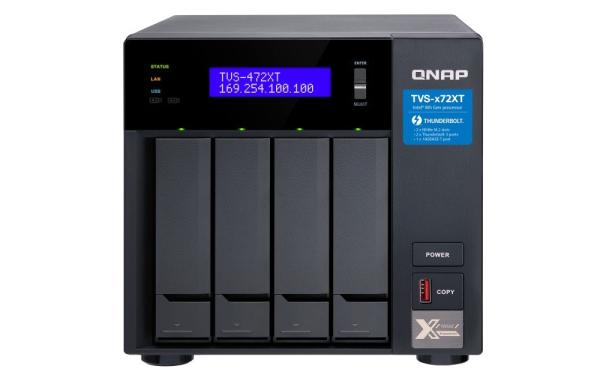 QNAP TVS-472XT-i3-4G (4C/ i3/ 4GBRAM/ 4xSATA/ 2xM.2/ 2xGbE/ 1x10GbE/ 5xUSB3.2/ 1xHDMI/ 2xTB3/ 2xPCIe)3